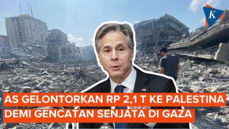 AS Beri Bantuan Rp 2,1 T untuk Palestina, Berharap Gencatan Senjata Segera Tercapai