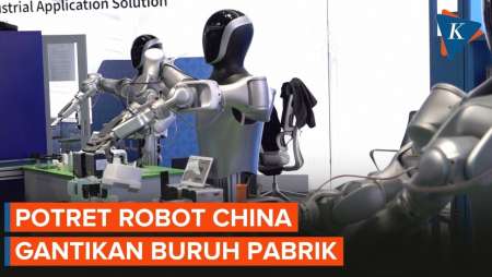 Robot Humanoid Jadi Buruh Pabrik Di China