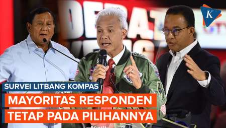 Survei Litbang Kompas: Debat Tak Pengaruhi Pilihan Mayoritas Responden