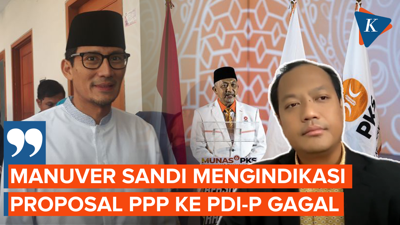 Sandiaga Uno Berpaling ke PKS, Pengajuan Proposal Cawapres PPP ke PDI-P Gagal?