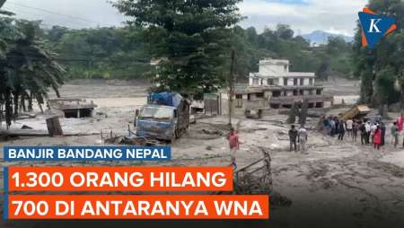 1.300 Orang Masih Hilang Akibat Banjir Bandang Nepal