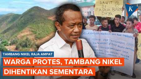 Bahlil Tanggapi Protes Warga, Tambang Nikel Raja Ampat Dihentikan
