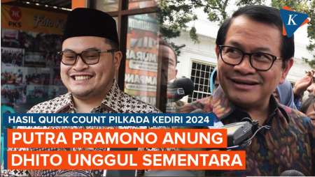 Putra Pramono Anung Unggul Sementara Quick Count Pilkada Kediri