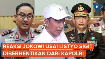 Listyo Sigit Diberhentikan Dari Kapolri, Jokowi: Memang Sudah Saatnya