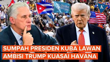 Presiden Kuba Bersumpah Lawan Trump Jika AS Ambil Alih Negaranya