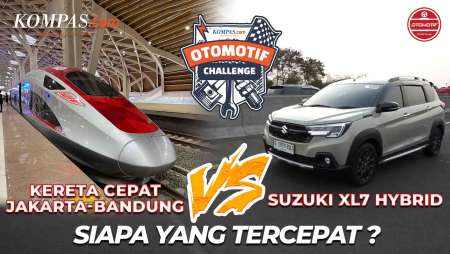 KOMPAS OTOMOTIF CHALLENGE | Mobil vs. Kereta Cepat | Siapa Yang Tercepat Jakarta-Bandung?