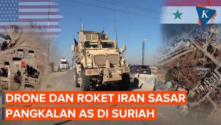 Setelah Negara Teluk, Iran Serang Pangkalan Militer AS Di Suriah