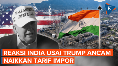 Diancam Trump soal Beli Minyak Rusia, India 