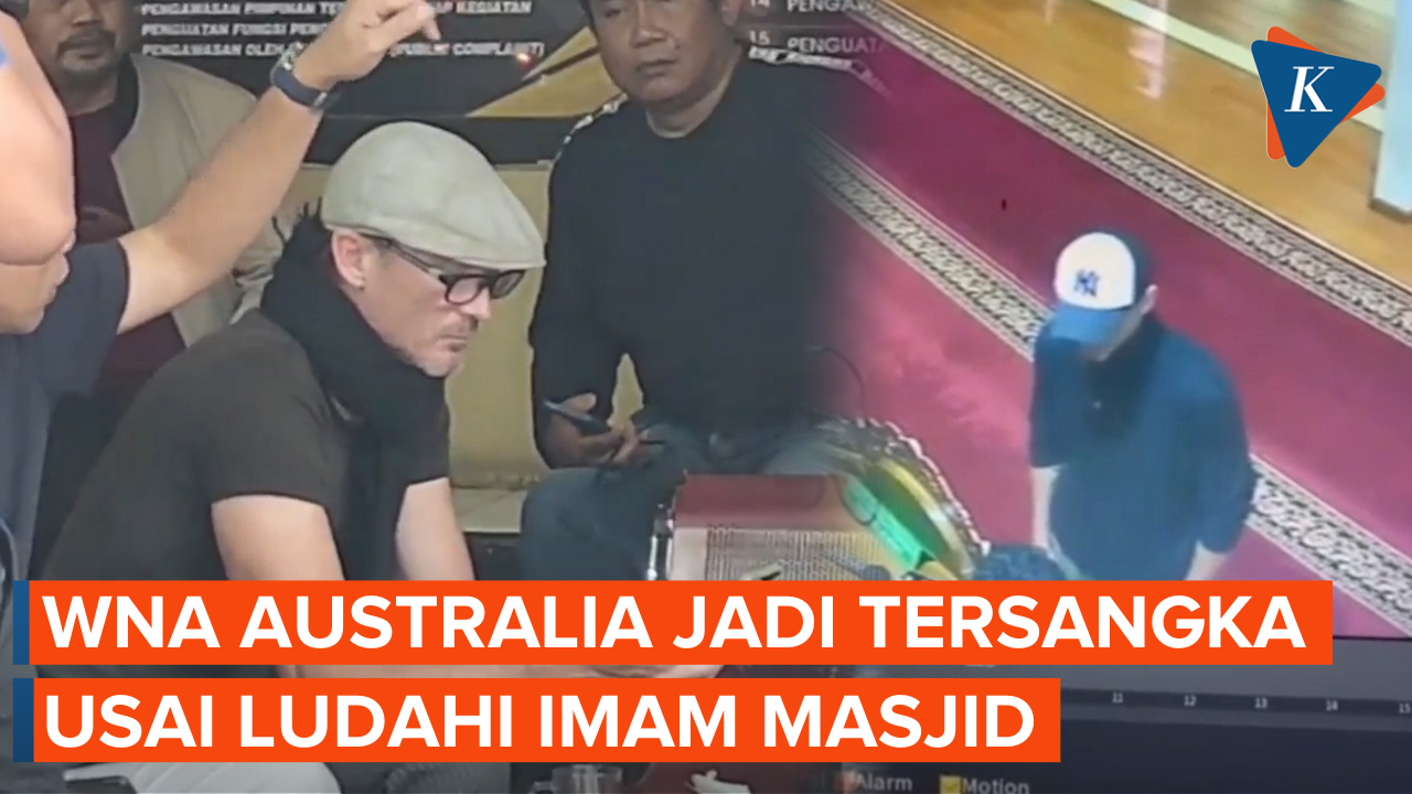 WNA Australia Terancam 1 Tahun Penjara Usai Serang Imam Masjid di Bandung