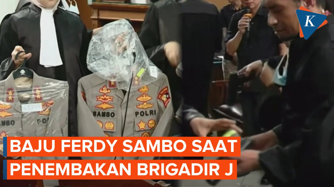 Jaksa Tunjukkan Baju dan Senjata yang Dipakai Ferdy Sambo saat Penembakan Brigadir J