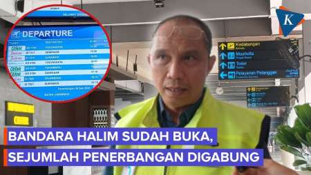 Jadwal Penerbangan di Bandara Halim Belum Normal, Ada yang Dibatalkan dan Digabung