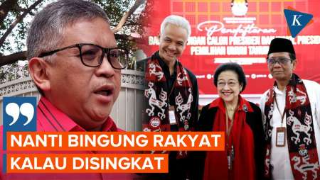 Ditanya soal Singkatan Duet Ganjar-Mahfud, Hasto: Di TPS Enggak Disingkat