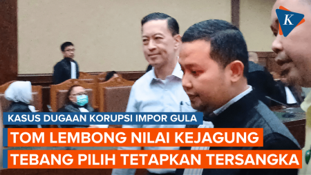 Tom Lembong Nilai Kejagung Tebang Pilih Tetapkan Tersangka Korupsi Impor Gula