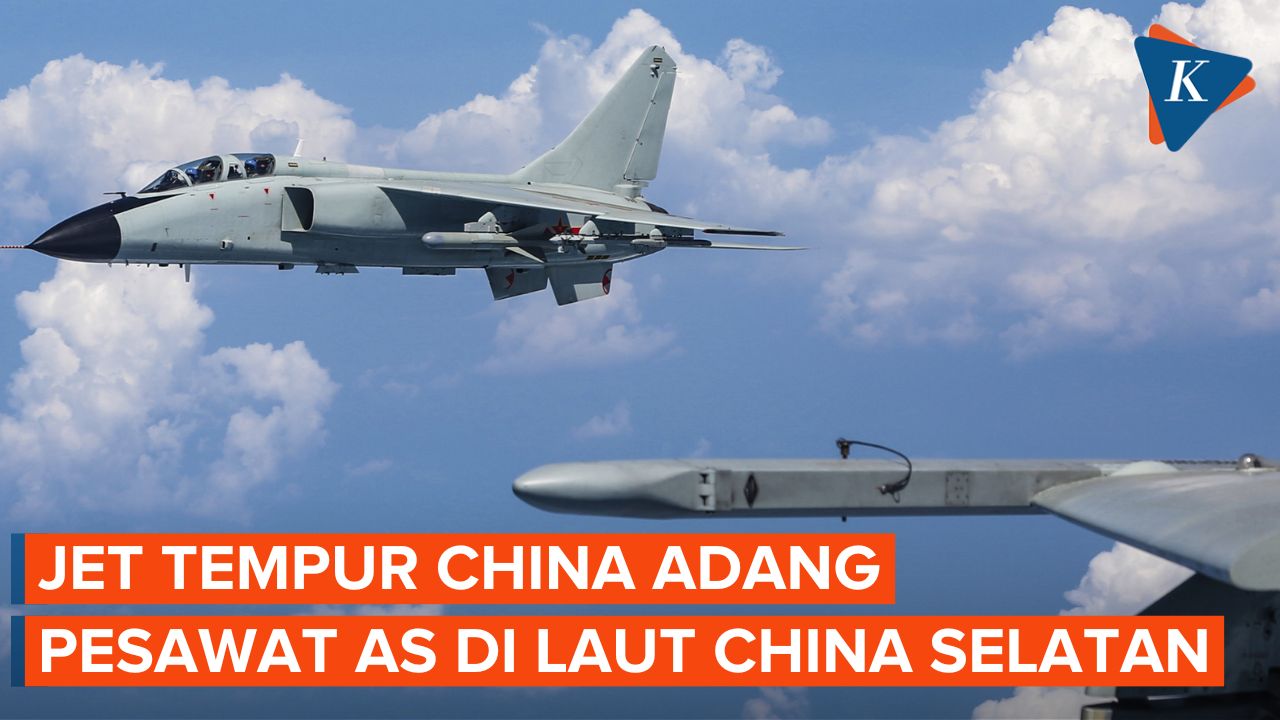 Pesawat Angkatan Laut AS Diadang Jet Tempur China di Laut China Selatan