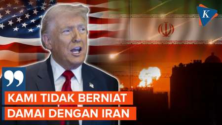 Trump Tegaskan AS Tak Mau Damai Dengan Iran