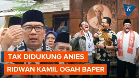 Anies Dukung Pram-Rano, Ini Kata Ridwan Kamil