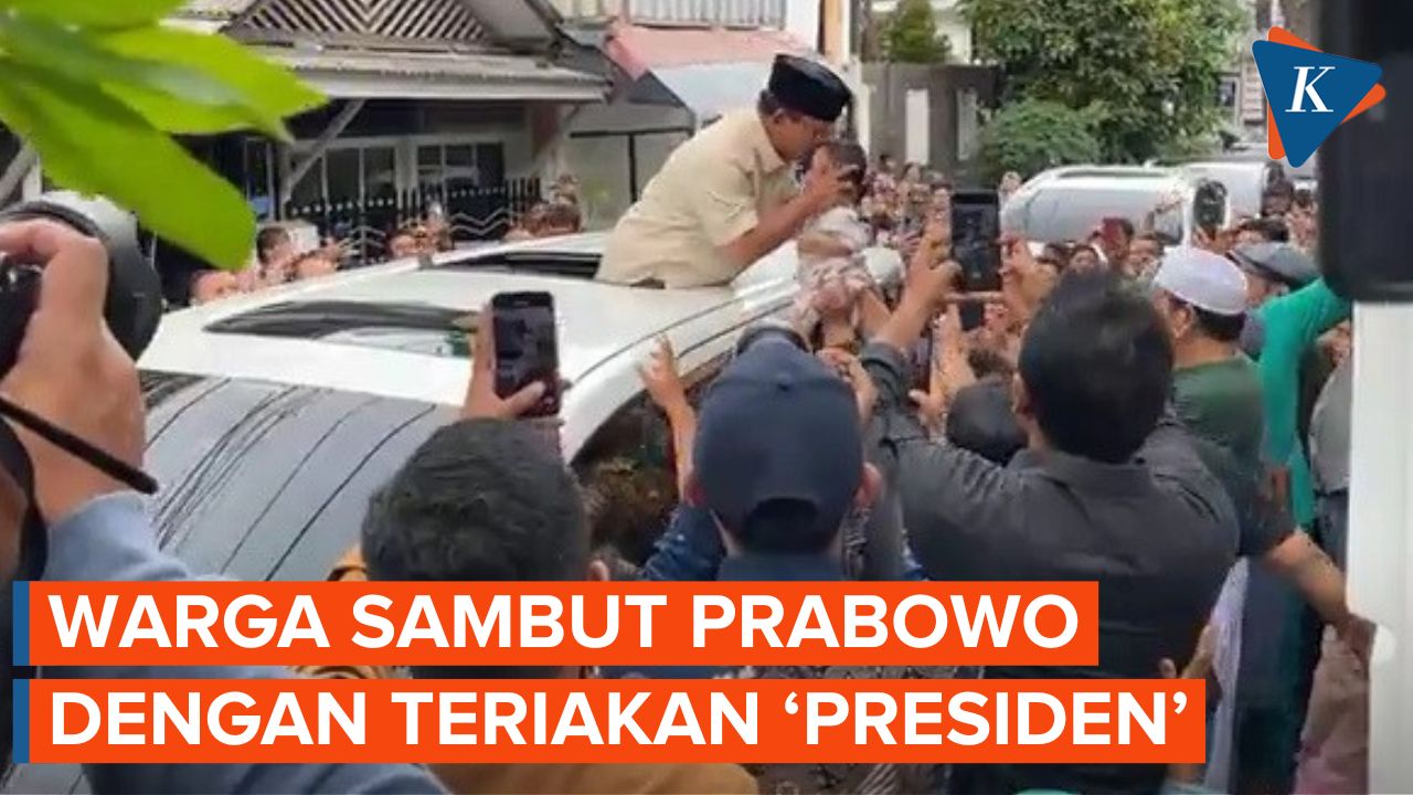 Momen Prabowo Diteriaki 'Presiden' Saat Ziarah ke Makam Habib Kwitang