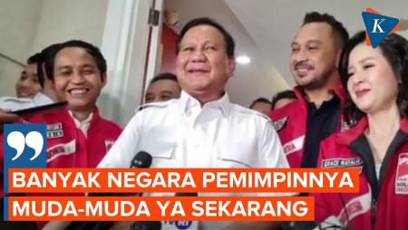 Respons soal Batasan Umur Capres-Cawapres, Prabowo: Jangan Lihat Usia