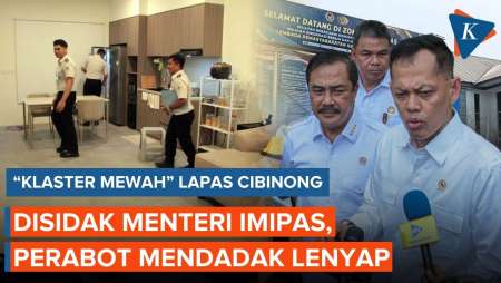 Huru-hara "Klaster Mewah" Lapas Cibinong: Disidak Menteri Imipas, Perabot Kosong