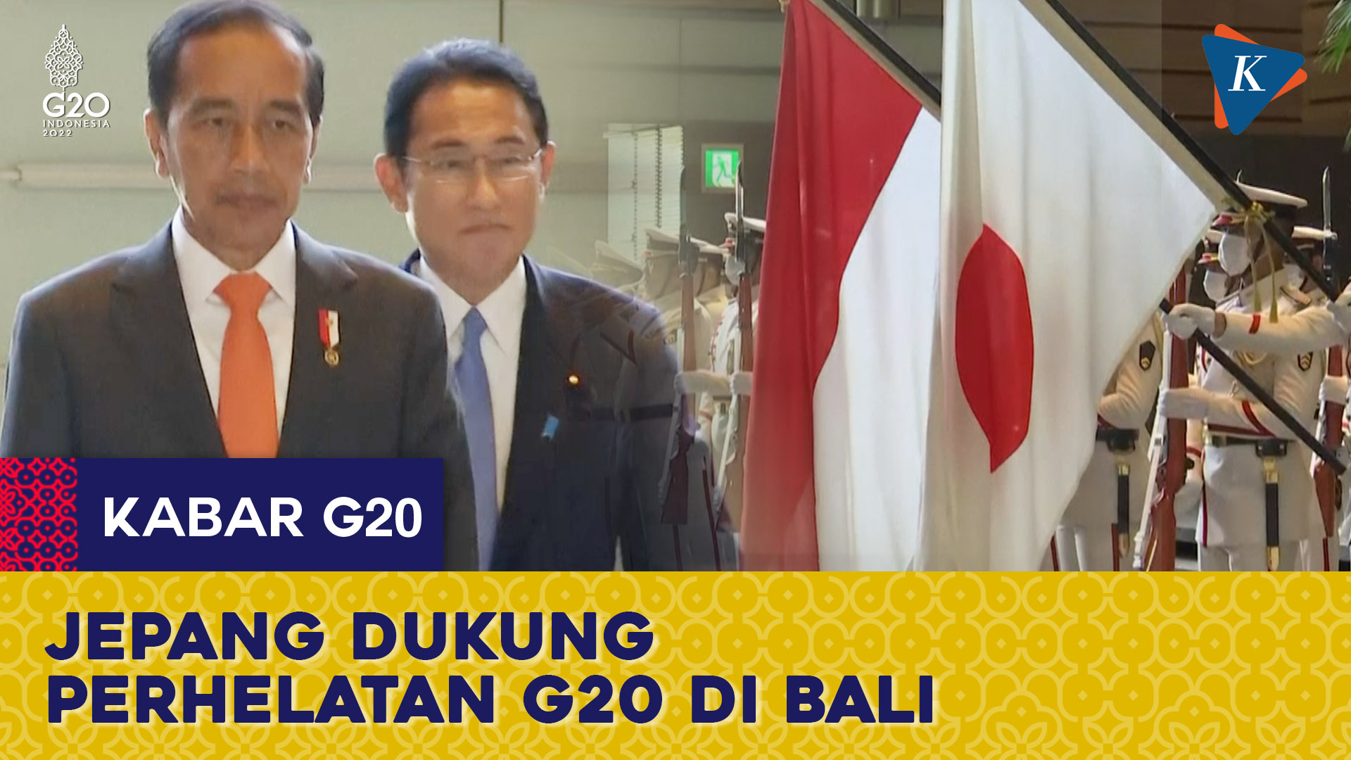 Bertemu Jokowi, Jepang Siap Dukung Perhelatan G20 di Bali