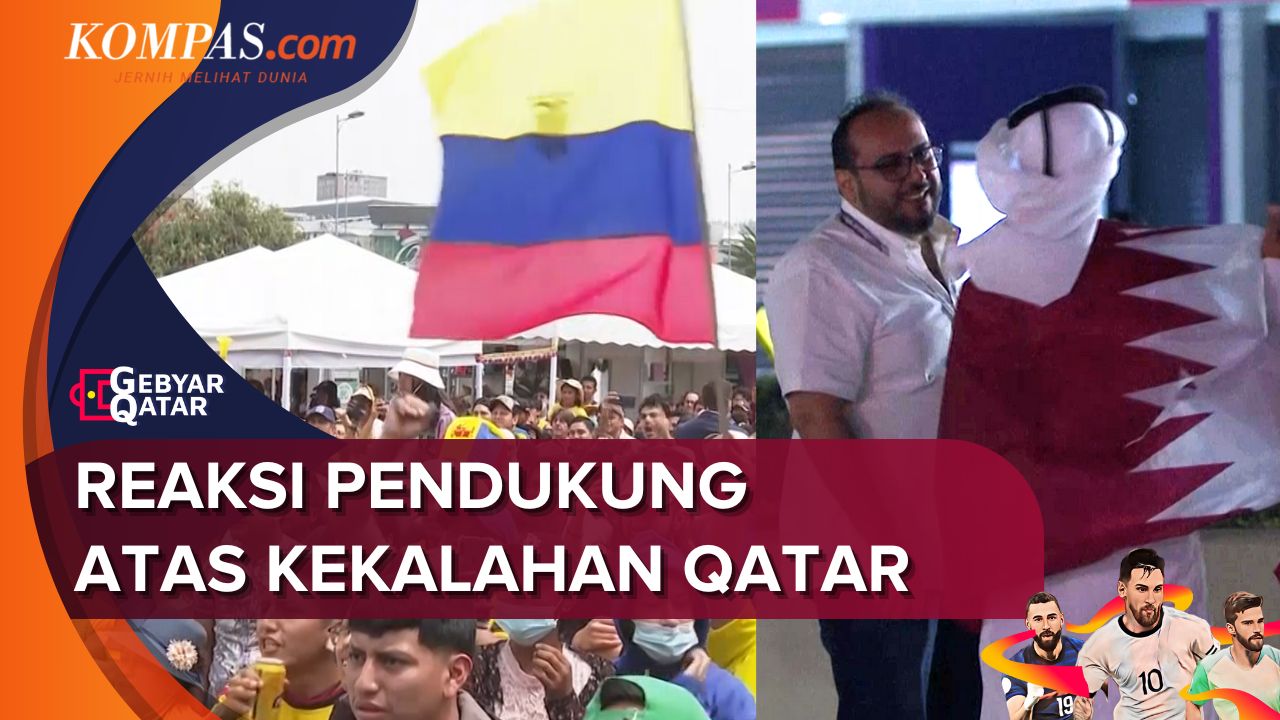 Reaksi Pendukung Saat Qatar Kalah atas Ekuador