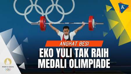 Hasil Angkat Besi Olimpiade: Sempat Cedera, Eko Yuli Tak Berhasil Raih Medali