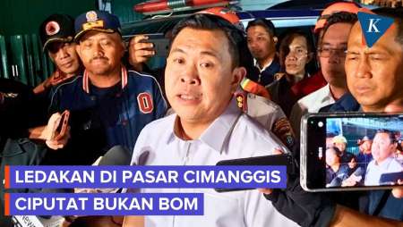 Penyebab Ledakan Di Pasar Cimanggis Ciputat Bukan Bom