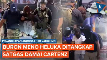 Buron KKB Papua Meno Heluka Ditangkap Satgas Damai Cartenz di Dekai