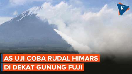 AS Uji Coba Rudal di Dekat Gunung Fuji