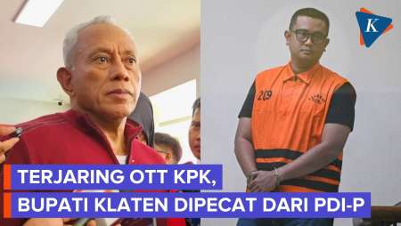 PDI-P Pecat Bupati Klaten Hamenang Wajar Ismoyo