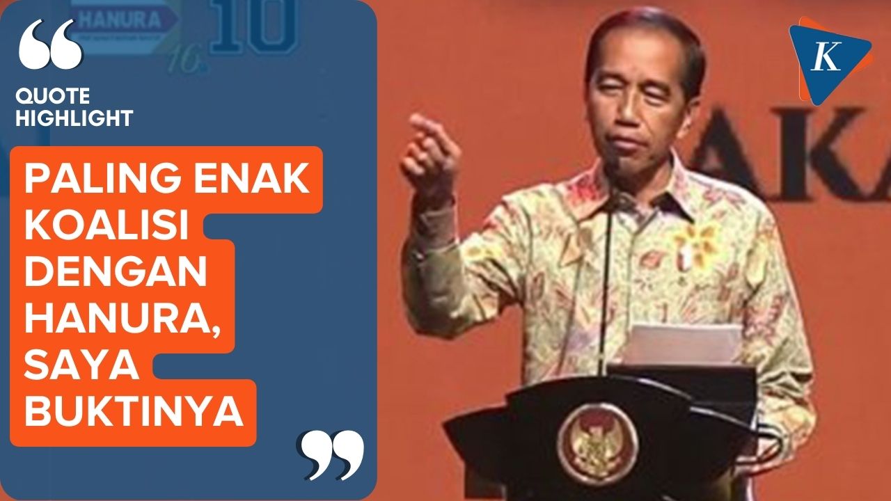 Saat Presiden Jokowi Berikan Testimoni Koalisi dengan Hanura