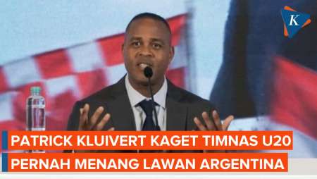 Patrick Kluivert Kaget Timnas U20 Pernah Menang Lawan Argentina