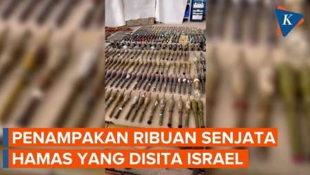 Israel Sita 760 RPG dan Ribuan Senjata Hamas Lainnya