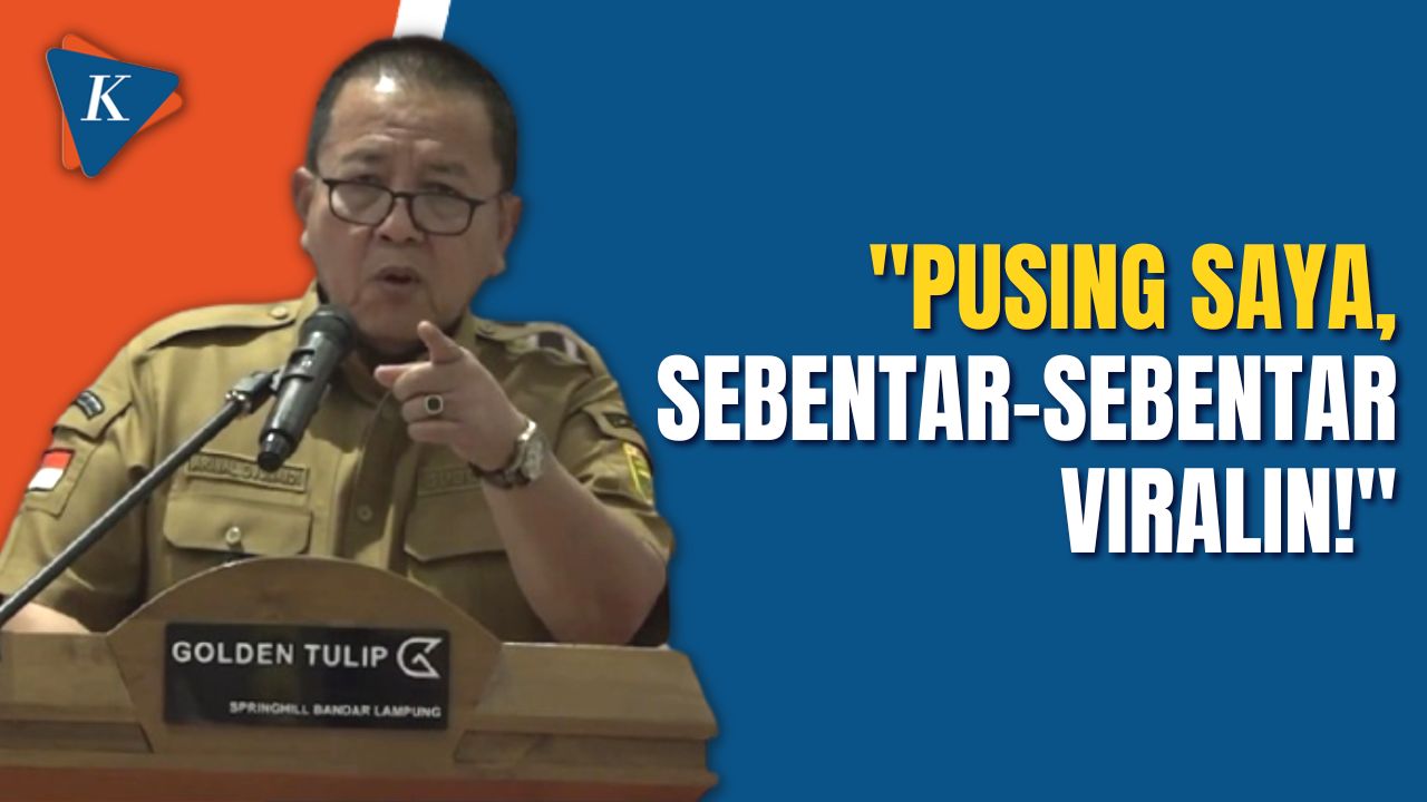 Saat Gubernur Lampung Mengaku Pusing Dirinya Selalu Viral