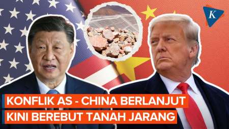 AS-China Kian Sengit Berebut Tanah Jarang, Trump Akui Belum Tahu Apa-apa