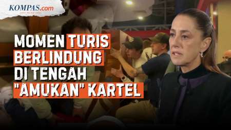 Detik-detik Turis Panik Saat Kartel Narkoba Mengamuk Di Meksiko