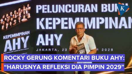 Rocky Gerung Anggap Buku AHY Terlalu Cepat Terbit: Harusnya Nanti, Refleksi Dia Memimpin 2029