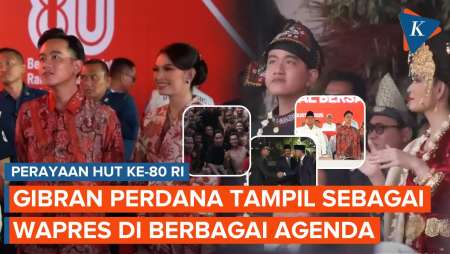 Gibran Perdana Rayakan HUT Ke-80 RI sebagai Wapres, Hadiri Lomba hingga Ziarah Nasional