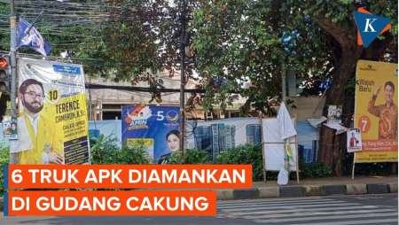 Masuki Masa Tenang, Satpol PP Jakpus Kumpulkan APK hingga 6 Truk