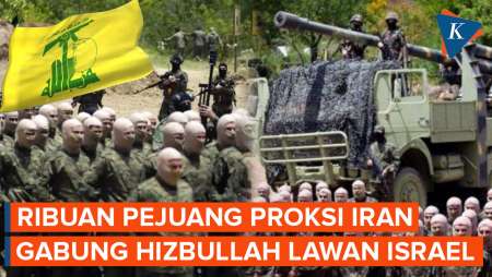 Ribuan Pejuang dari Proksi-proksi Iran Ini Bakal Gabung Hizbullah Lawan Israel