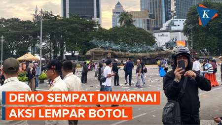 Aksi Demo Sengketa Pilpres Bubar, Jl Medan Merdeka Barat Kembali…