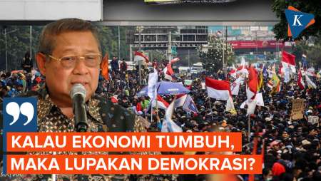 SBY Bicara Mitos: Apa Betul Kalau Ekonomi Tumbuh, Maka Lupakan Demokrasi?