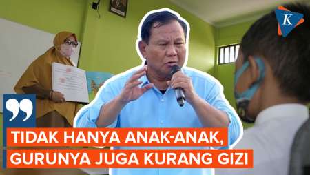 Prabowo Janjikan Makan Siang Gratis untuk Guru Berpenghasilan Rendah