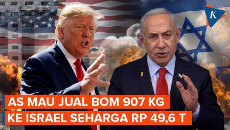 AS Berencana Jual Bom Seberat 907 Kg Ke Israel Seharga Rp 49,6 Triliun