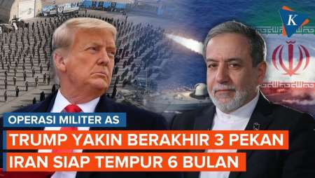 Trump Bilang Perang Tuntas 3 Pekan, Iran: Kami Akan Terus Bertempur