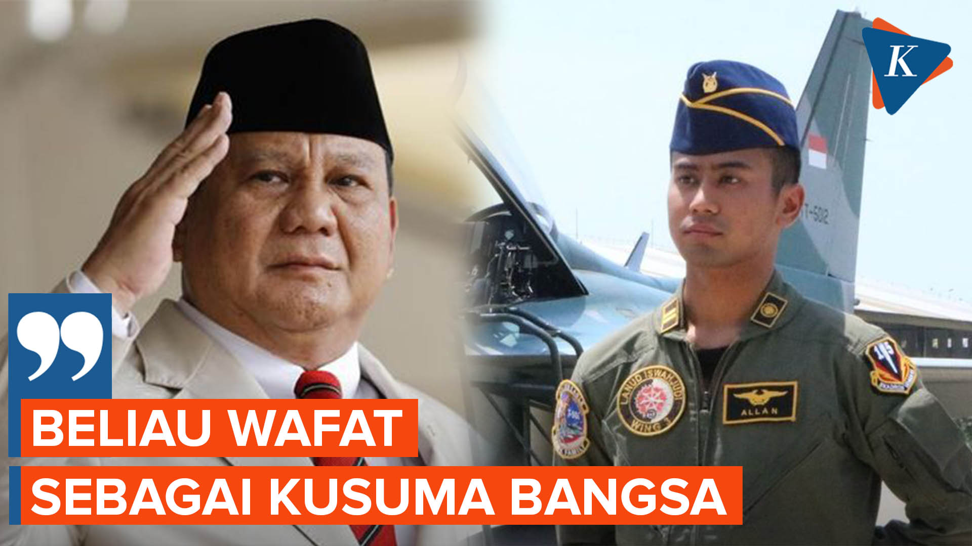 Prabowo Sampaikan Belasungkawa untuk Pilot T-50i Golden Eagle yang Jatuh di Blora
