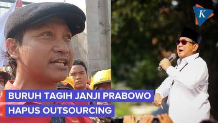 Buruh Tagih Janji Prabowo soal Penghapusan Outsourcing