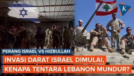 Israel Mulai Invasi Darat, Kenapa Lebanon Tarik Mundur Pasukannya?