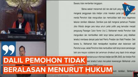 Hakim MK: Pertemuan Jokowi dan Parpol Pengusung Paslon 02 Bukan sebagai Tekanan 