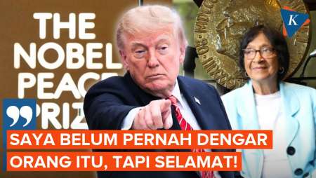 Momen Trump Sebal Tak Dapat Nobel Perdamaian: Saya Hentikan 8 Perang